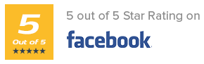 Facebook 5 star rating icon.