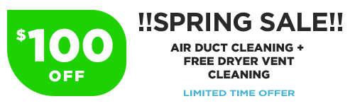AIR DUCT CLEANING SPECIAL black