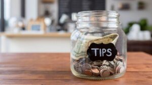 tip jar for gutter cleaners